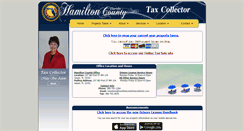 Desktop Screenshot of hamiltoncountytaxcollector.com